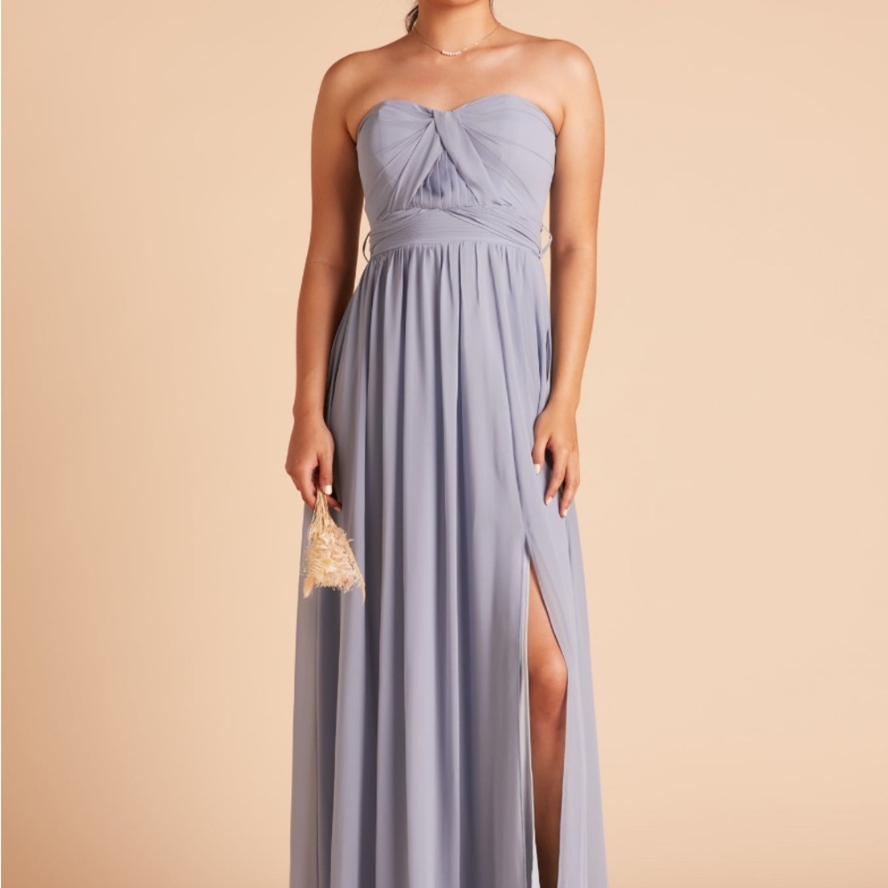 Birdy Grey Dusty Blue Convertible Bridesmaid Gown